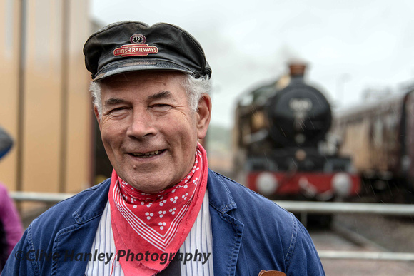 Driver Ray Churchill - the regular driver for The Shakespeare Express.