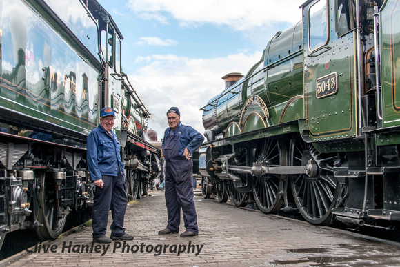 Two of Tyseley's finest. (You decide... Men or machines!)