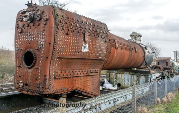 boiler from Hall Class no 4930 Hagley Hall.