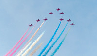 19 September 2015. The Red Arrows at Southport Air Show