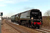 18th March 2011. 66's & 34067 Tangmere at Warwick Parkway