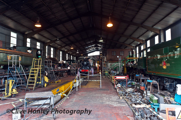 A view inside the works at Bridgnorth.