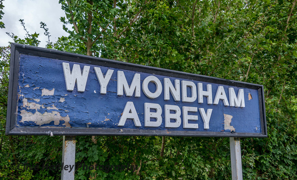 Wymondham Abbey station sign.