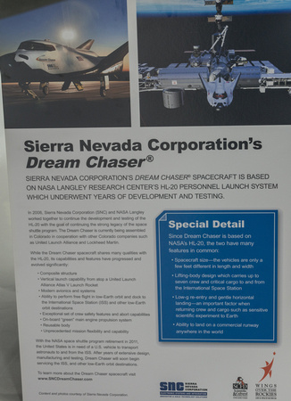 Sierra Nevada Corporation Dream Chaser Spacecraft detail