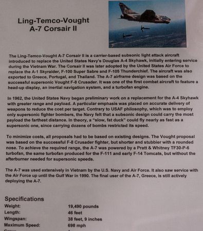 Ling-Temco-Vought A-7 Corsair II details