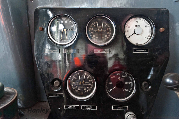 A close up of the dials on 24081