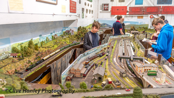 A most impressive model railway layout in the museum.