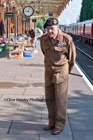 Field Marshall Viscount Montgomery was on Loughborough station platform