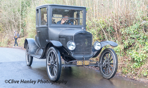 An unusual sight on Northwood Lane was this Ford Model T with Illinois plates.
