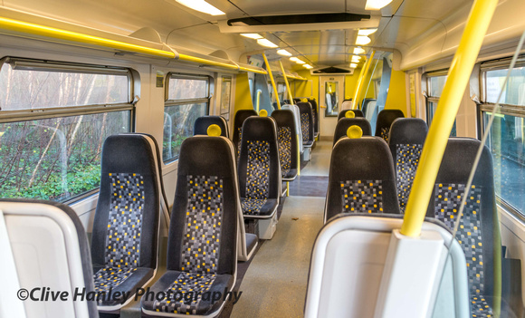 The interior of unit 507002. It looks clean and modern and yet they will be scrapped soon. Progress?