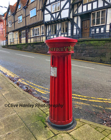 An early VR (Victoria Regina) postbox