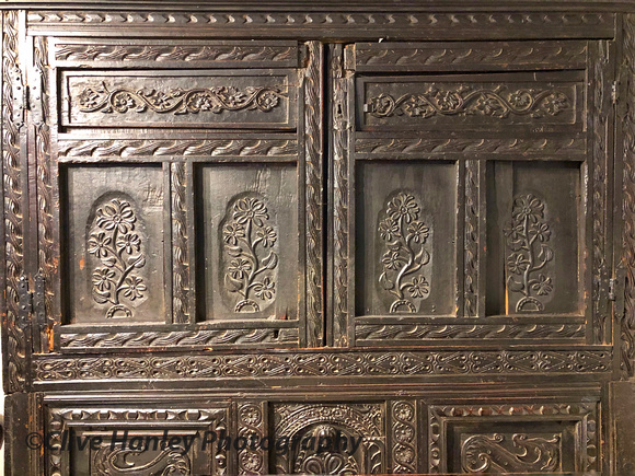 This 16th-century cabinet came from Robert Dudley's home in Kenilworth and belonged to Elizabeth I