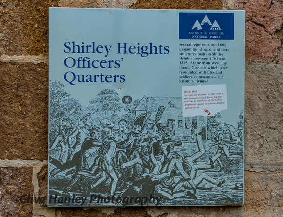 Shirley Heights - Officer's Quarters.
