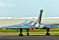 15 June 2012. Vulcan XM655 has been moved onto Runway 05