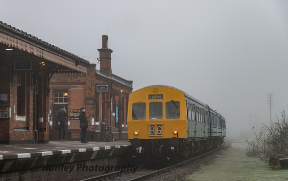 The DMU comes to a halt at Quorn en route to Leeds?