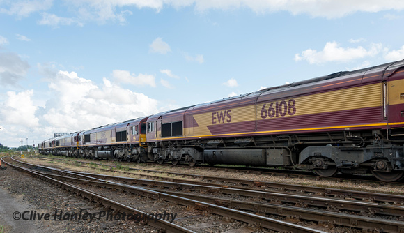 On my departure another line up of Class 66's were in the sidings.