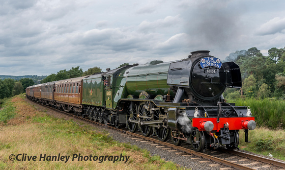 Gresley A3 Pacific no 60103 Flying Scotsman complete with sound microphone and two cameras!