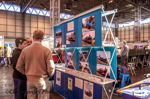 Several of my photos were being used by Vintage Trains for their display.