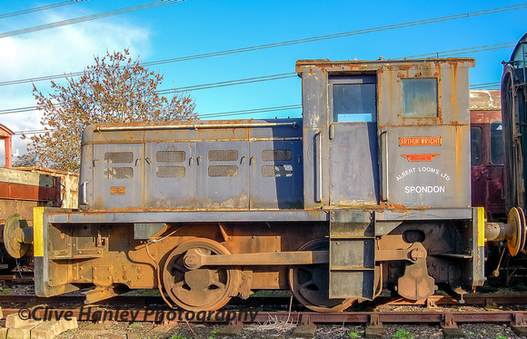 In the sidings was this Fowler built shunter.