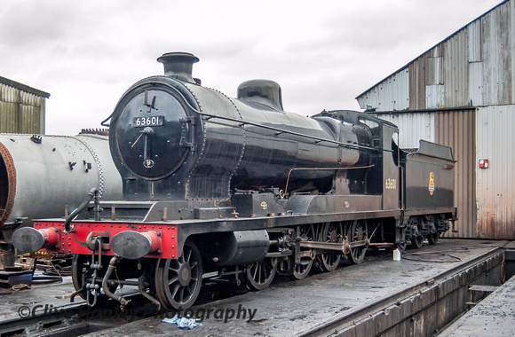 Down at loughborough shed is Robinson O4 no 63601
