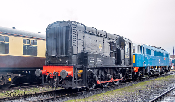 Class 08 shunter 13029 with 86259 Les Ross