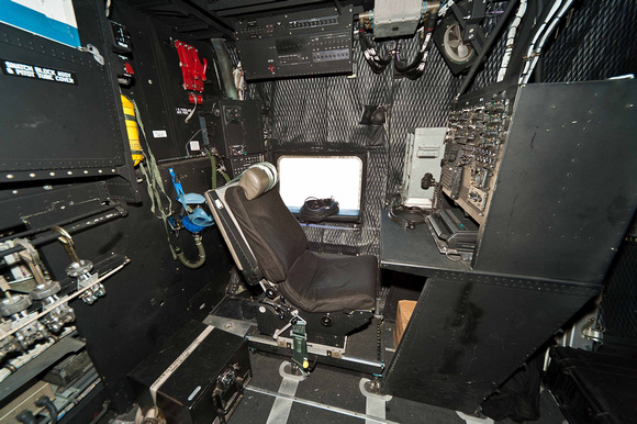This rear-facing workstation is used for refuelling helicopters and other aircraft.