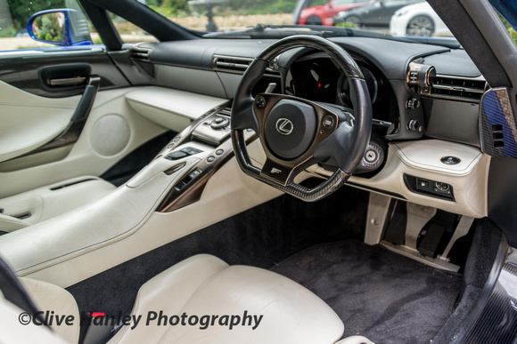 Interior of Lexus LFA