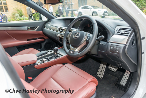 Interior of Lexus GS300h