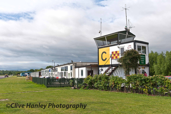 The Control Tower, and more importantly, "The Touchdown Cafe" at Wellesbourne Mountford airfield.