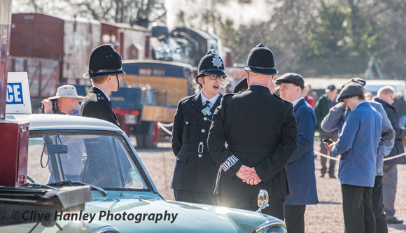 Good to see a contingent from the local constabulary (1950 style)