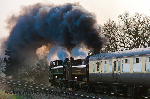 Supported by 9600 & LT L94 GWR pannier tank locos. Ray Churchill was spotted driving 9600.