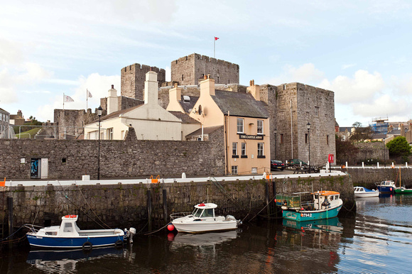Castle Rushen stands at the heart of the town, which was the original capital for the Isle of Man