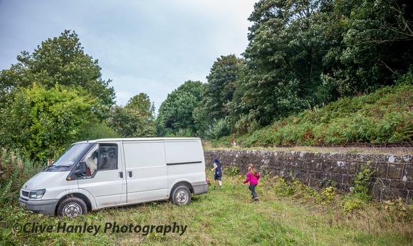 Yes, kids, a dog and vehicles were at Tenbury Wall. The SVR (apparently) does not own the land.