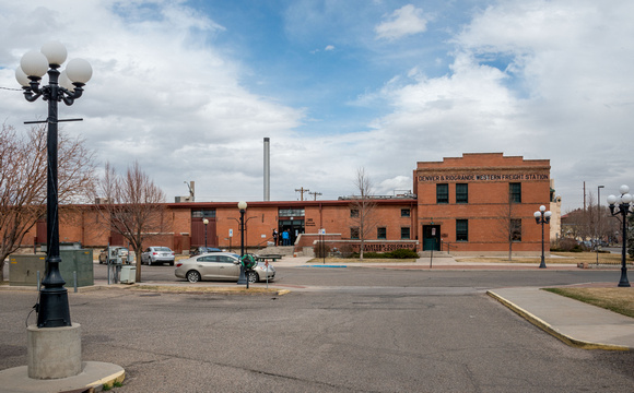 Across the street is the museum housed in the old Denver & Rio Grande freight station.