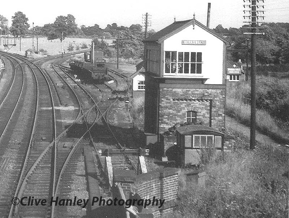 This old photo shows the junction in detail. Taken from the footbridge.