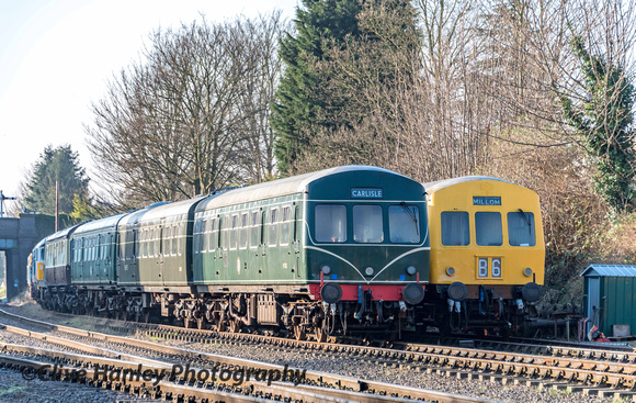 The two DMU's were showing Cumbrian destinations.