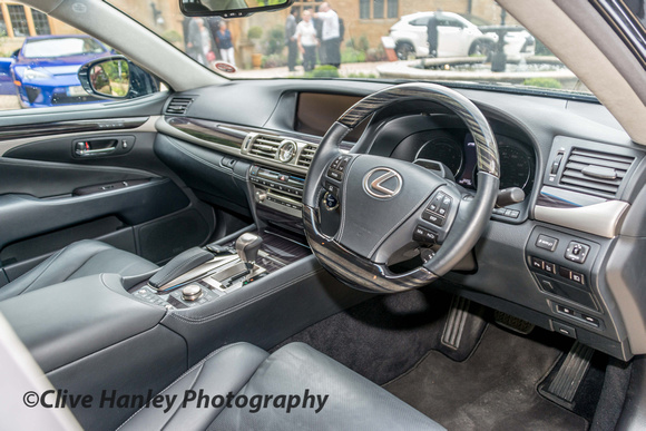 Interior of Lexus LS600 hL