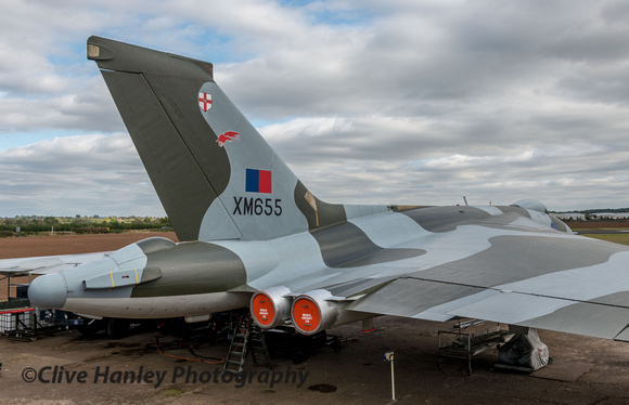 XH558 was scheduled to be touring several Cold War Airfields. Wellesbourne isn't too far from Gaydon
