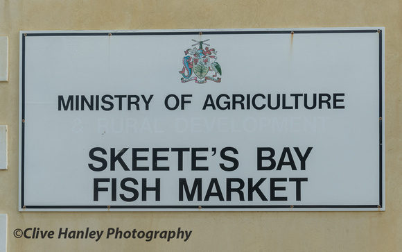 Skeete's bay Fish Market.