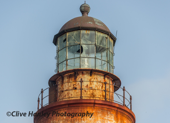 Detail from the Ragged Point lighthouse.