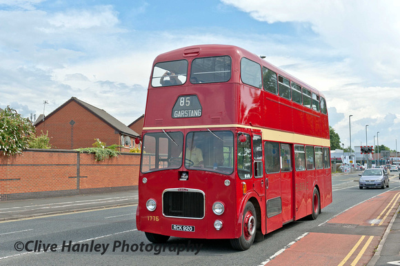 Another shot of Ribble no 1775 as it heads down Strand Road adjacent to the end of the Ribble Railway.