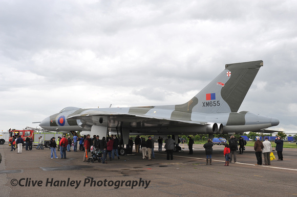 14.53pm. It was now an opportunity for the visitors to get up close to XM655.