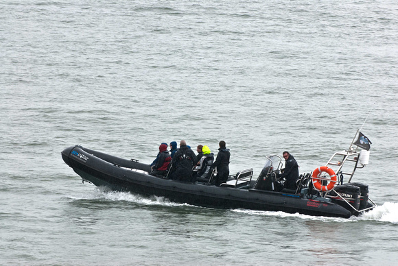 A chartered RIB (Rubber Inflateable Boat) for www.CharterdogZ.co.uk