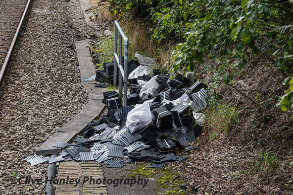 Why are these dumped at the side of the railway? These should be returned to stores. Its OUR money!!!!