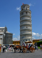 28 June 2014. Pisa and its leaning tower