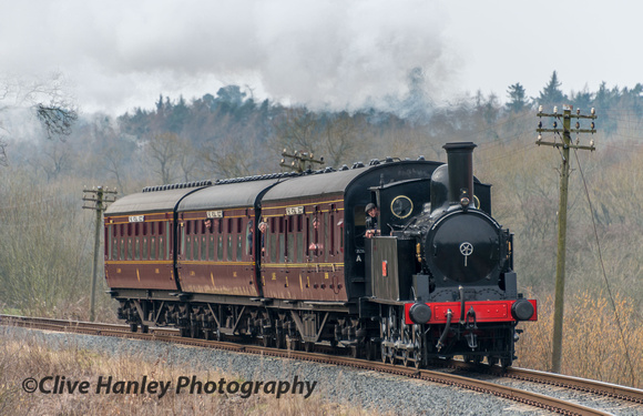 Coal Tank number BR 58926, ex-LMS 7799, originally LNWR 1054, has survived in preservation on the Keighley and Worth Valley Railway, normally carrying its LNWR livery and number