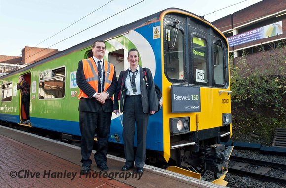 Wallace Wetherill, Operations & Safety Director for London Midland poses with ????