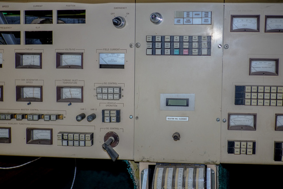 The control dashboard of the Maglev vehicle