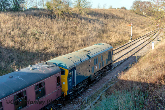 5081 was sitting off the end of Toddington station.