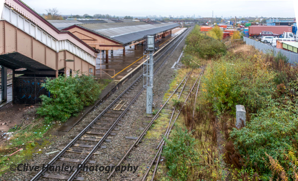 To the east of Tyseley station redundant tracks lead into what must have been a vast goods yard.